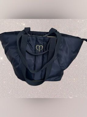 Clé de Peau Beauté Navy Blue Nylon Tote Bag